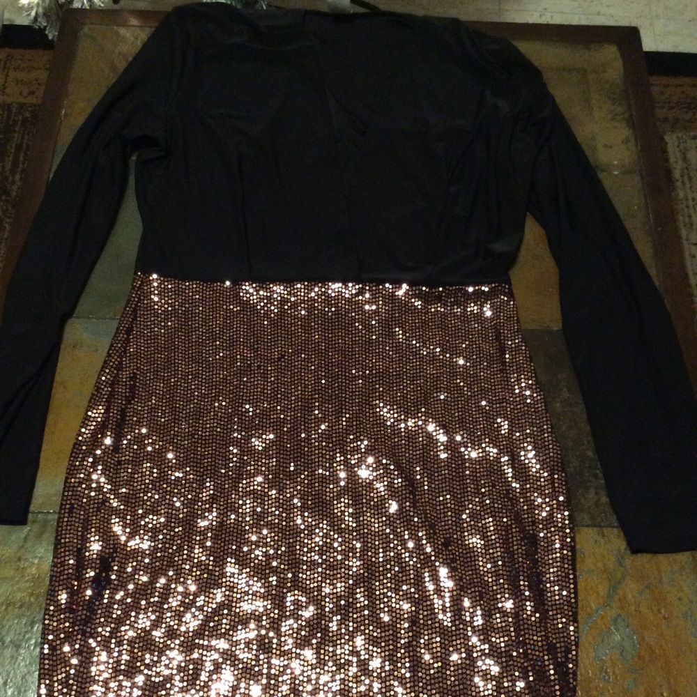 Short, long sleeve sexy party or casual dress.